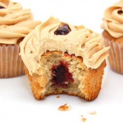 Peanut Butter and Jelly Cupcakes