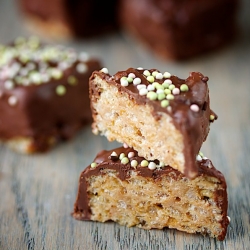 Chocolate Hazelnut Crispy Treats