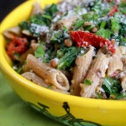 Lentil and Kale Pasta