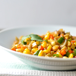 Vegetarian Stir-Fried Corn