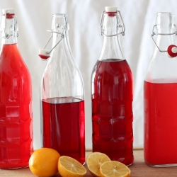 Healthier Raspberry Lemonade