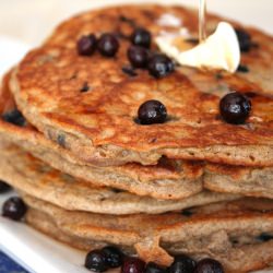 Blueberry Buckwheat Pancakes