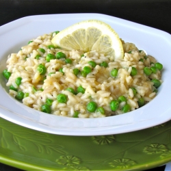 Lemon Risotto with Peas