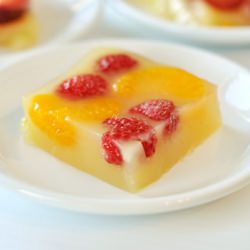 Sparkling Orange Gelatin Dessert