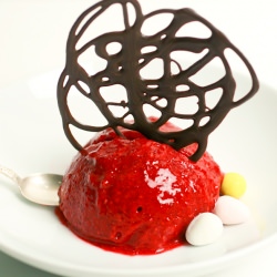 Cran-Raspberry Sorbet