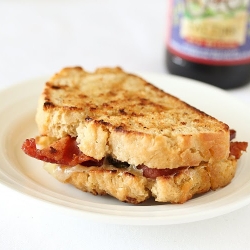 Beer Bread Grilled Cheese