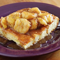 Bananas Fosters Topped French Toast