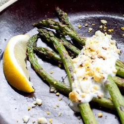 Asparagus with Greek Yogurt