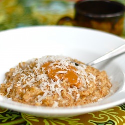 Coconut Peanut Butter Oatmeal