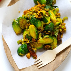 Spicy Brussel Sprouts