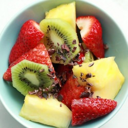 Fruit Salad with Cacao Nibs