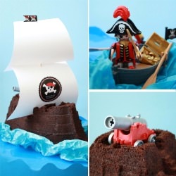 Pirate Ship Cake