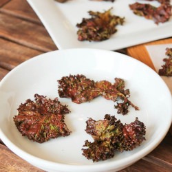 Chocolate Coconut Kale Chips