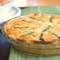 Asparagus and Ham Quiche