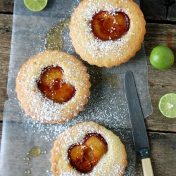 Grilled Plum Little Cakes