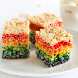 Rainbow Rice Krispies