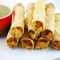 Baked Chicken Taquitos