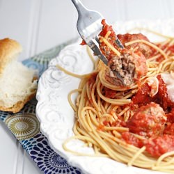 Slow Cooker Bison Meatballs