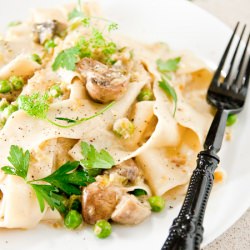 Leek and Mushroom Pasta