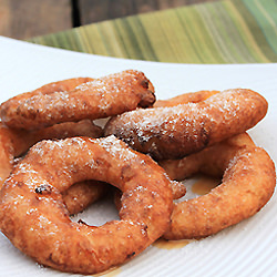 Beer Battered Apple Rings