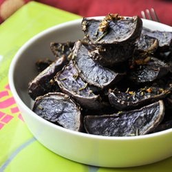 Roasted Purple Potatoes