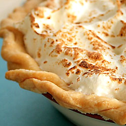 Pomegranate & Citrus Meringue Pie