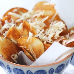 Homemeade Parmesan Potato Chips