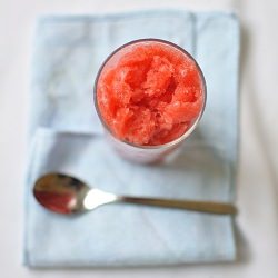 Strawberry & Mint Granita