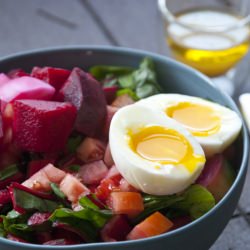 Salad with Beet Pickles