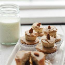 “Bananutella” Shortbread Cupcake