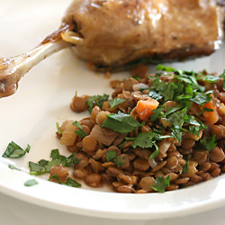 Braised Lentils