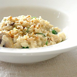 Mushrooms and Rocket Risotto