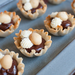 Nutella Mascarpone Phyllo Bites