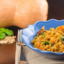 Butternut Squash Barley Risotto