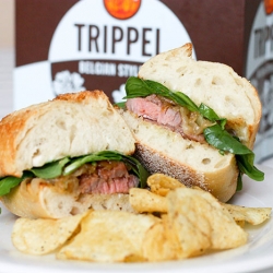 Beer Marinated Steak Sandwich