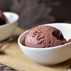 Dark Chocolate-Raspberry Ice Cream