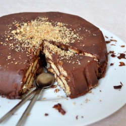 Chocolate Biscuits Cake