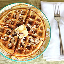 Almond Buttermilk Waffles