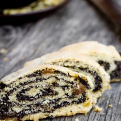 Mini Walnut and Poppy Seed Strudel