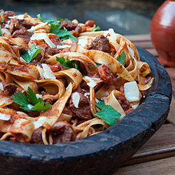 Wild Boar Ragu with Pappardelle