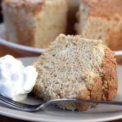 Coffee-Orange Angel Food Cake