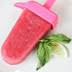 Strawberry Banana Popsicles