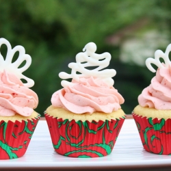 Strawberry-Vanilla Cupcakes