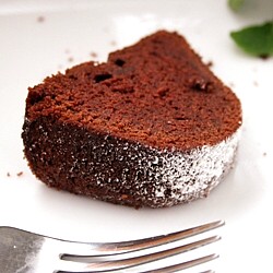 Chocolate Pound Cake w/ Tofu