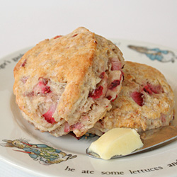 Strawberry Sour Cream Scones