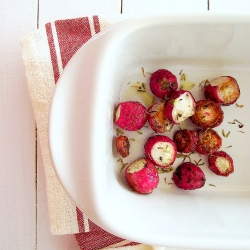 Herb Roasted Radishes