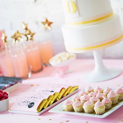 Graphic & Glitz Dessert Table