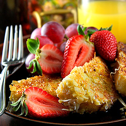 Coconut & Almond French Toast