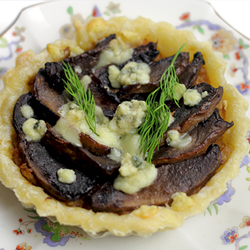 Mushroom and Cheese Savory Tart