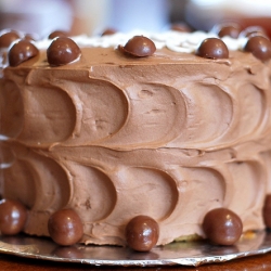 Malted Milk Ball Cake